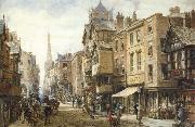 Louise Rayner The Cross,Eastgate,Chester oil painting reproduction